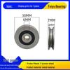V-Shape Bearing Pulley, Steel Wire Rope Roller, Crane Hardware, U-Shape Groove Wheel.