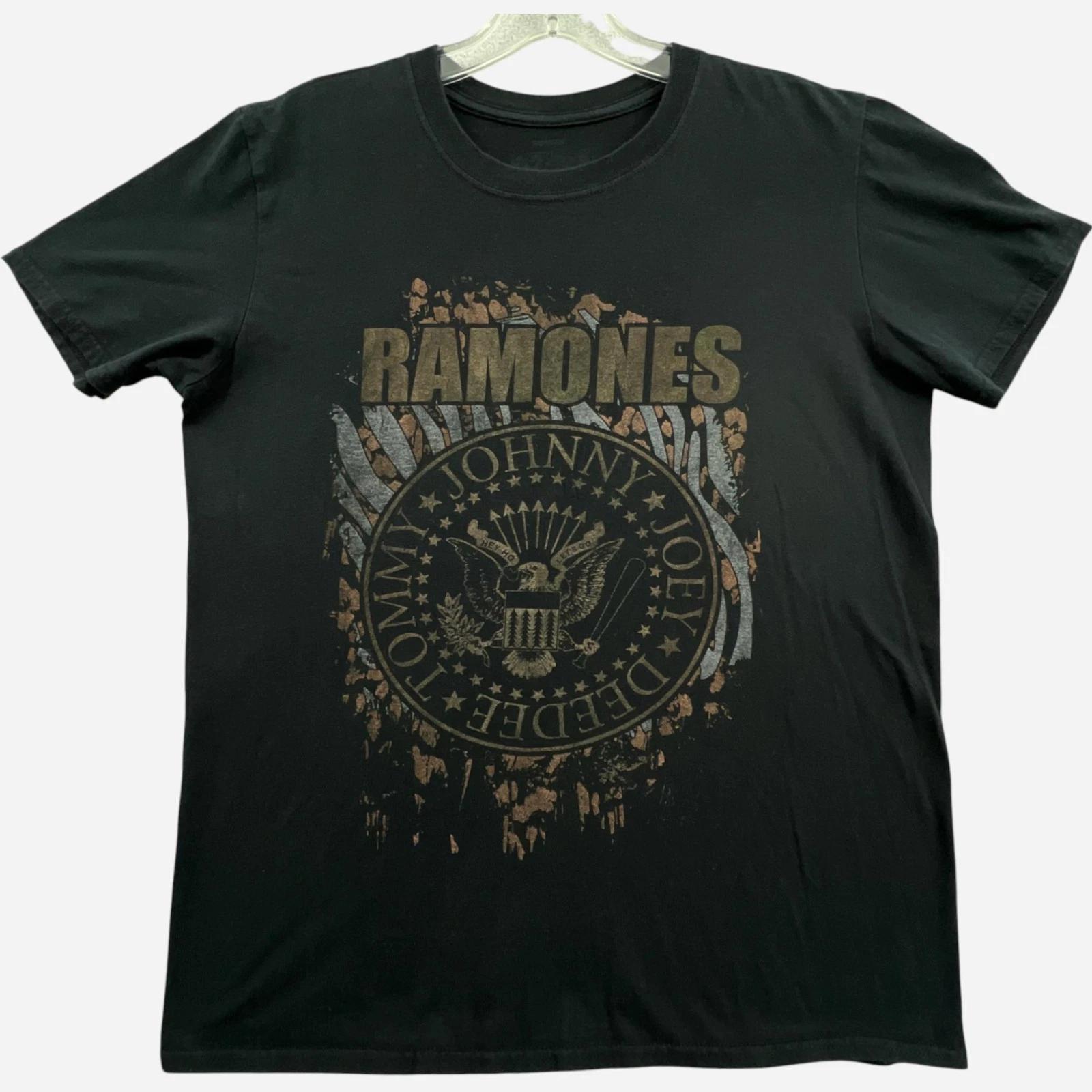 Ramones Футболка с президентской печатью Мужская Размер L Черный Hey Ho Lets Go Графическая футболка M
