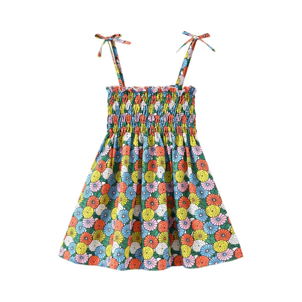 Ärmelloses Blumenkleid für Kinder - Süße Modekleider