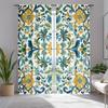 William Morris Curtains Vine Floral Botanical Patterns Living Room Bedroom Curtain Set Of 2 Vintage Made Polyester Washable Sitting Ready