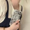 Koreanische süße schwarze Blume Handytasche für Iphone 11 12 13 Pro Xs Max X Xr 7 8 Plus Se Shell Muster weiche stoßfeste Rückseite Abdeckung