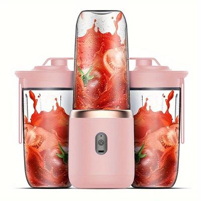 400ml Portable Juicer Blender Electric Fruit Juicer USB Charging Lemon Orange Fruit Juicing Cup Smoothie Blender Machine