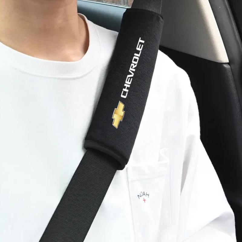 Car Seat Belt Cushion Strap Cover Cushion Strap Safety Shoulder For Chevrolet SS Z71 RT Captiva Colorado Cruze Spark Malibu Trax