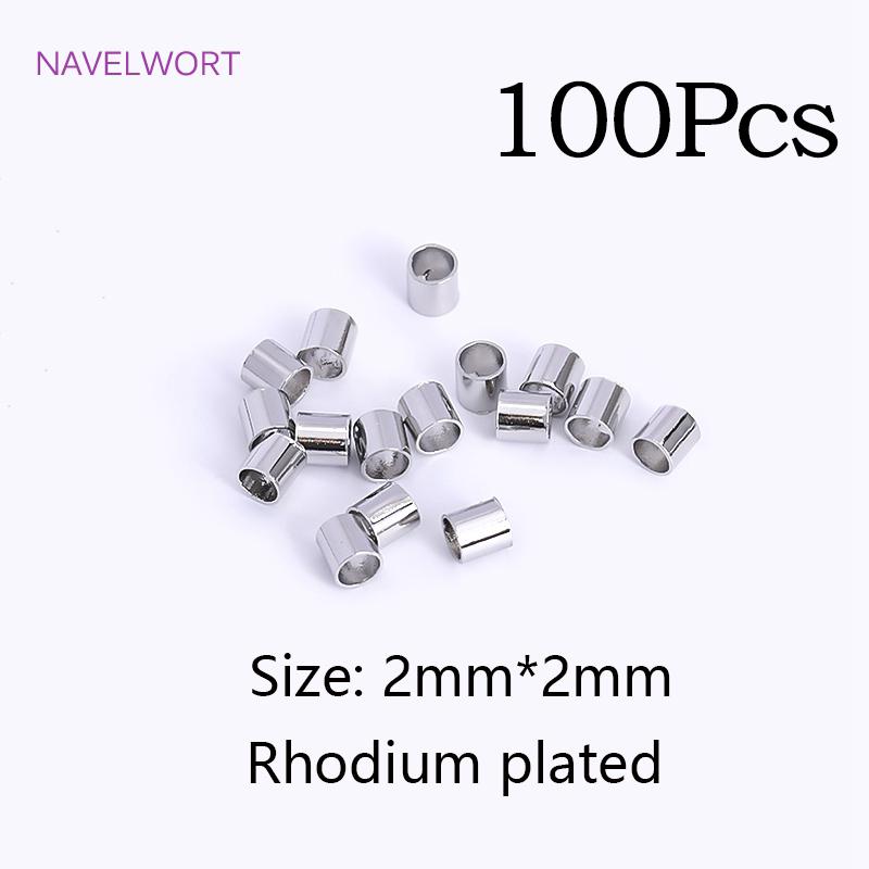 DIY Jewelry Making Accessories 18K Gold Plated Brass Crimp Bead,Lobster Clasps,Protector For Jewelry,Supplies For Jewelry