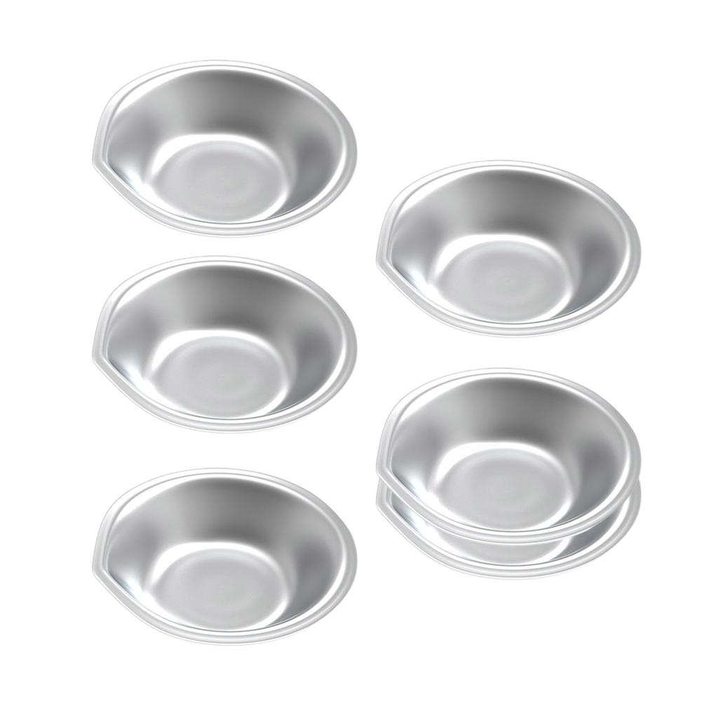 6Pcs Stainless Steel Paint Mixing Tray Set Suitable for Artists and DIYer Projects in Various Setting, Home & Studio Use