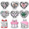 Heart-Shaped Sun-Facing Beads Copper Colors For Charms Copper Colors Original Bracelet For Jewelry Making
