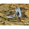 Natural Larimar Pectolite Gemstone 925 Solid Sterling Silver Ring Size US-7 PG-168