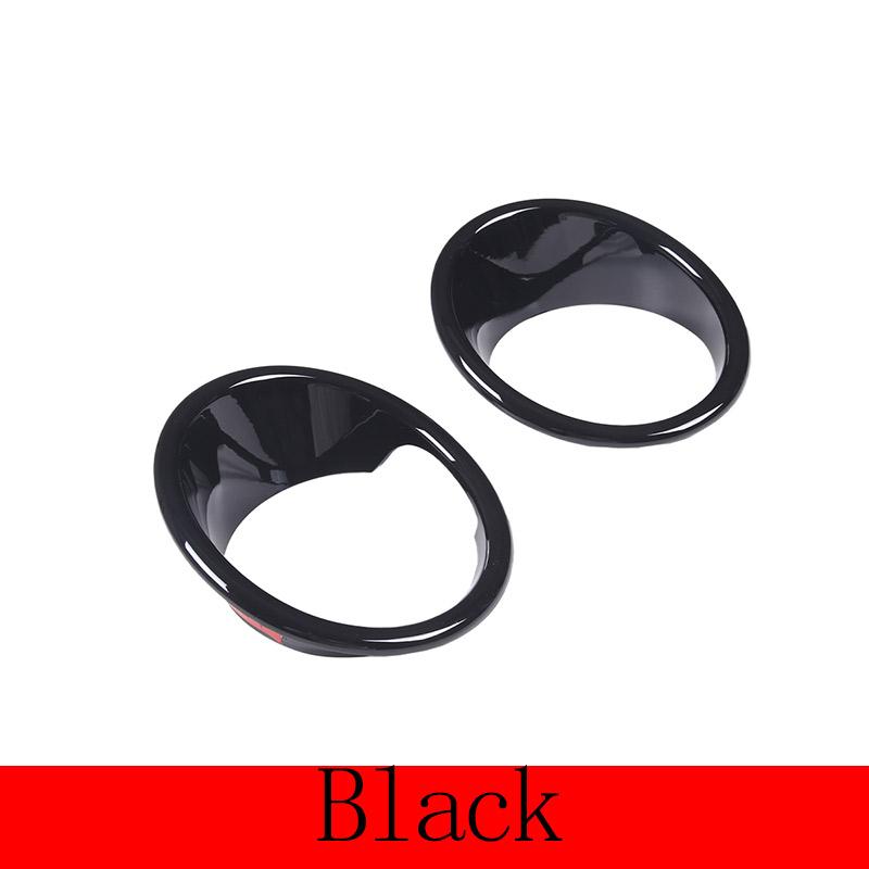 2 Pcs For BMW X5 F15 2014-2018 ABS Chrome/Carbon fiber/Black Car Front Fog Lamp Decoration Cover Trim Car Accessories
