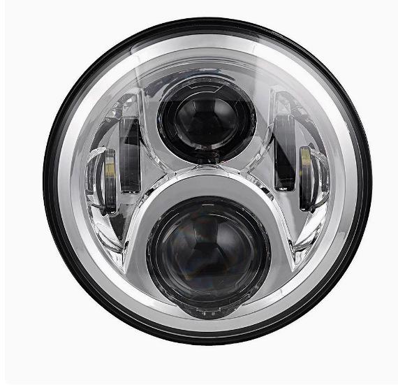 

7-inch LED Round Headlight for Wrangler, Jeep, Motorcycle, and Harley