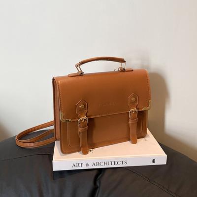Vintage College-Stil 225 neue Mode lässiger Dokumentenstil Handtasche mit großem Fassungsvermögen Rucksack