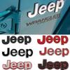 New Car Sticker Front Hood Emblem for JEEP Grand Cherokee Wrangler Renegade Liberty Compass Rear Trunk Side Badge Sticker Decals AMP1