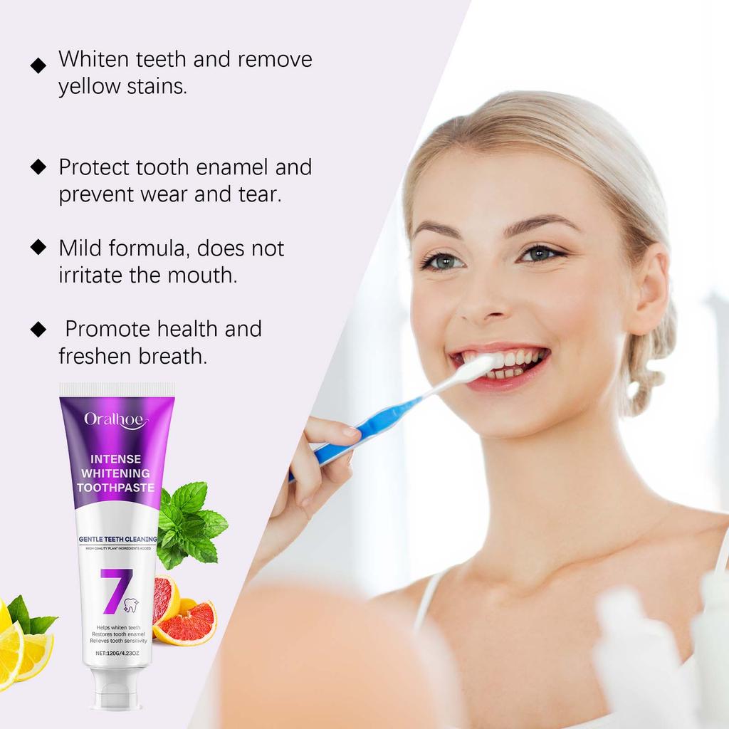 120g Stain Cleaning Toothpaste Gentle Cleaning Stain Removal Care Brightening Teeth Daily Care Toothpaste