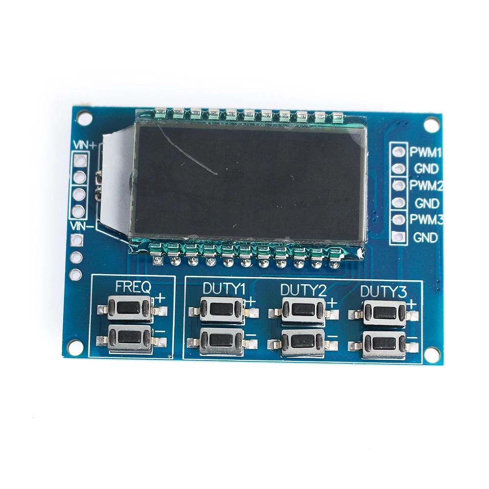 1pcs PWM Signal Generator PWM Pulse Frequency Duty Cycle Adjustable Module LCD Display 1Hz-150Khz 3.3V-30V PWM Board Module
