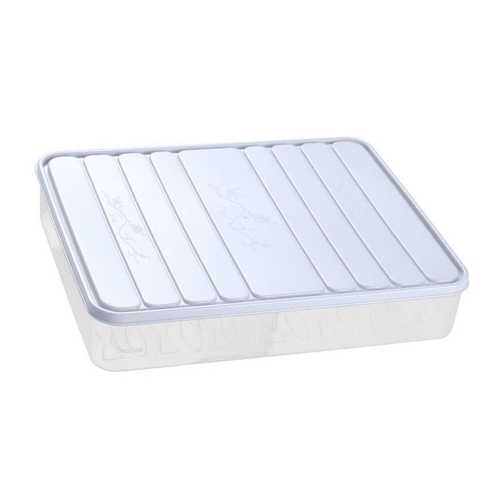 Refrigerator Food Storage Container Airtight Dumplings Tray Vegetable Case Holder Refrigerator Storage Bin