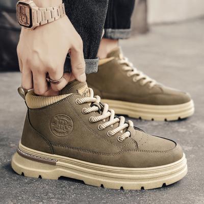 Nieuwe mode herfst en winter heren high top Martin laarzen studenten mannelijke jongens trending zachte zool werkschoenen arbeidsbescherming Martin sneakers