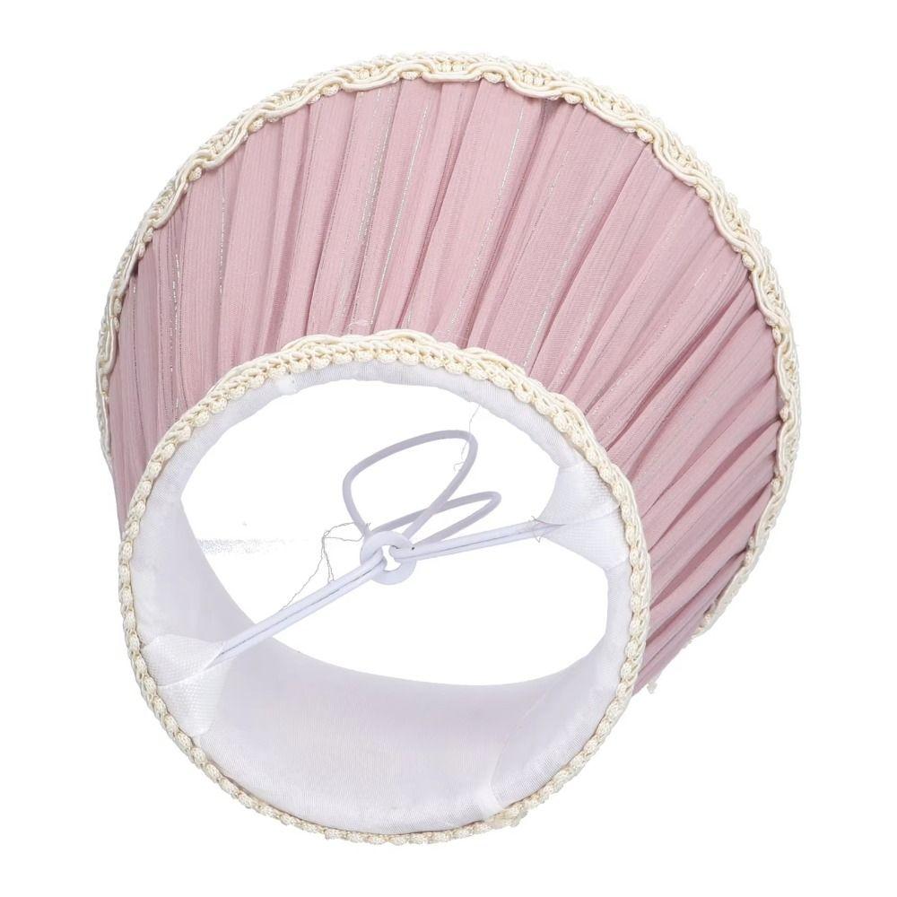 Wear‑resistant Table Lamp Cover E14 Bulb Chandelier Lampshade Safe Cloth Lamp Shade  Bedroom