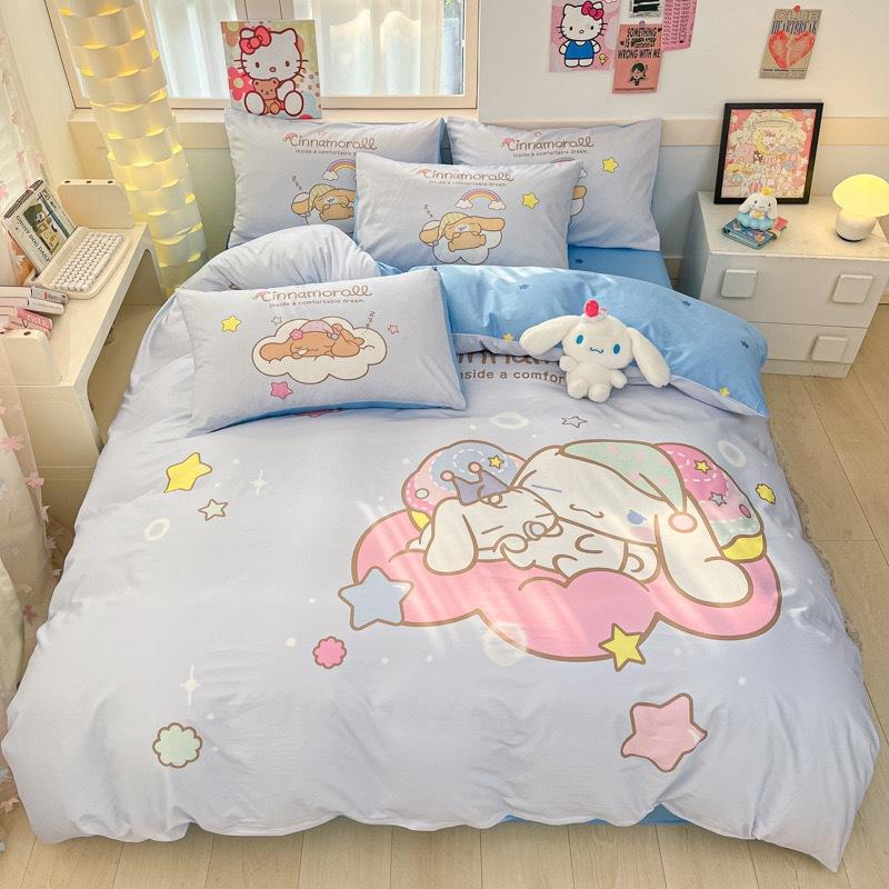 Bed Three-Piece Set, Digital Printing Cartoon Series Double-Sided Printing Three-Piece Set