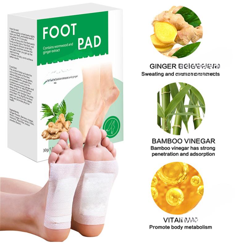 Mugwort Foot Patch Dehumidification Mugwort Leaf Ginger Medicinal Pack Care Foot Patch