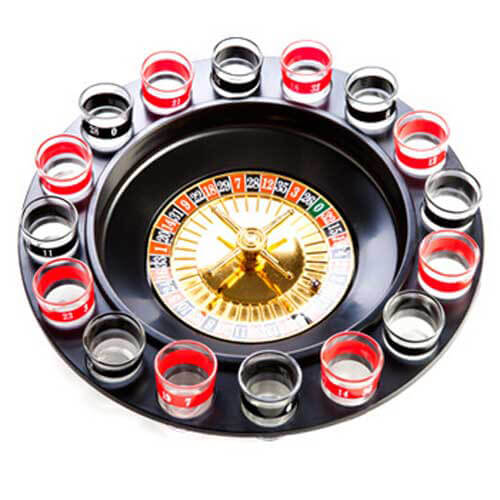 Schnapsglas-Roulette-Set