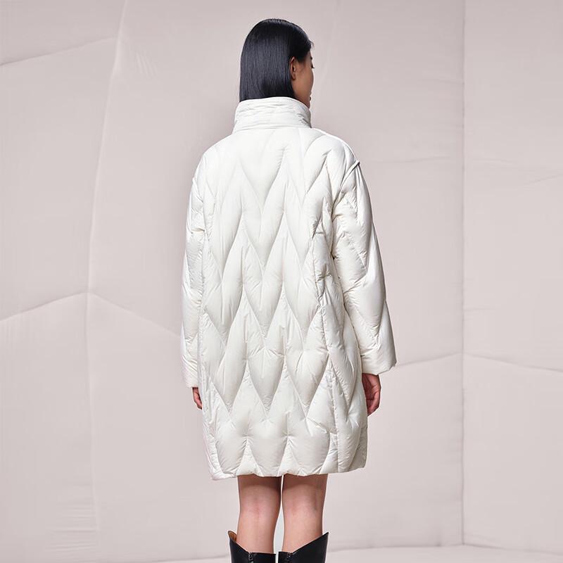 Tanboler Women's Mid-Length Stand Collar Down Jacket TB233626