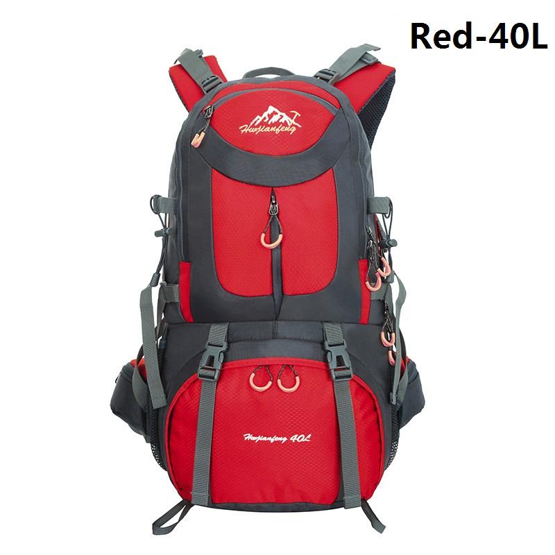 Hexagonal Nylon Backpack For Camping Climbing And Trekking 40l/50l/60l