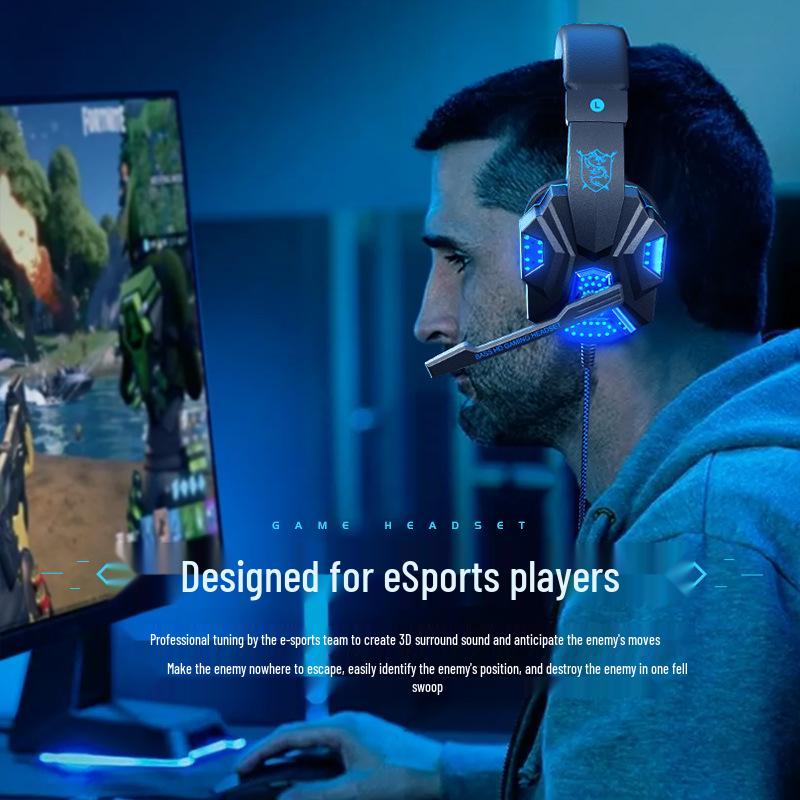 Gaming Laptop Wired Over-Ear Headphones: E-Sports Edition