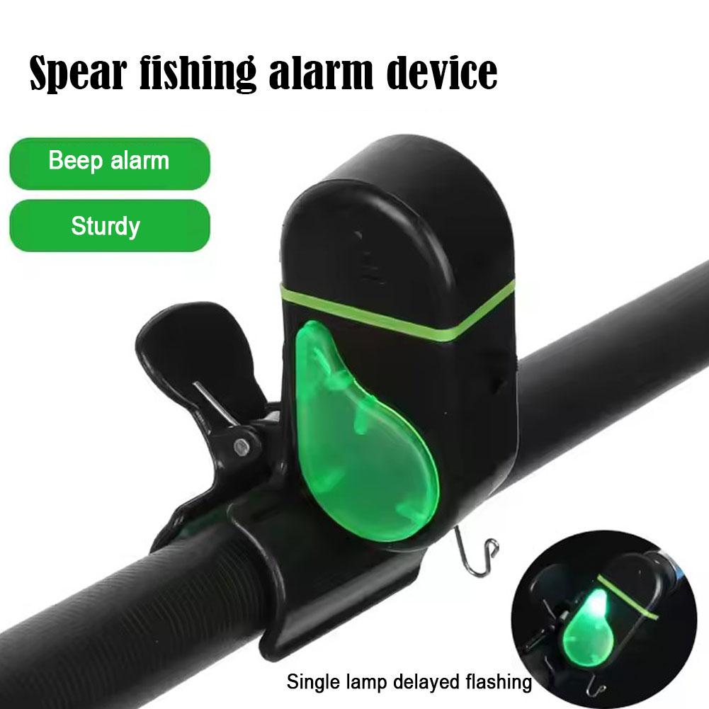 Fishing Bite Alarm with LED Light, Clip On Fish Rod Electronic Fish Bite Alarm Sound Bite Alert Bell with LED Lights