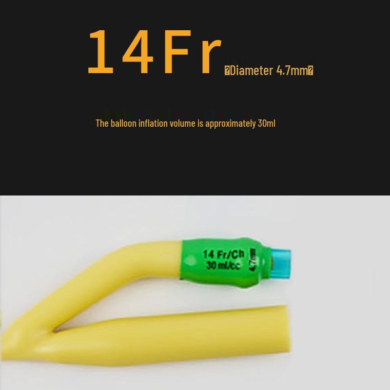 Weili Medical Double and Triple Lumen Latex Catheter - Sterile Drainage Tube for All Ages & Genders