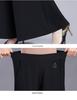 Women's Black High-Waisted Wide-Leg Skirt Pants – Summer 2026, Plus Size, Slimming, Loose, Casual.
