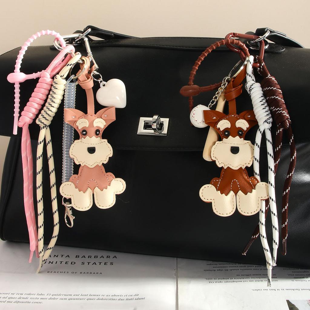 Bag Charm Women's Bag Pendants Cartoon Puppy Cute Versatile Sweet Bag Charms Fashionable Versatile High Quality Keychains For Girl