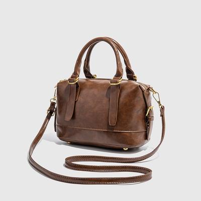 Tragbare Bowlingtasche Damen neue trendige Retro Kissen-Tasche vielseitige multifunktionale Schulter-Umhängetasche
