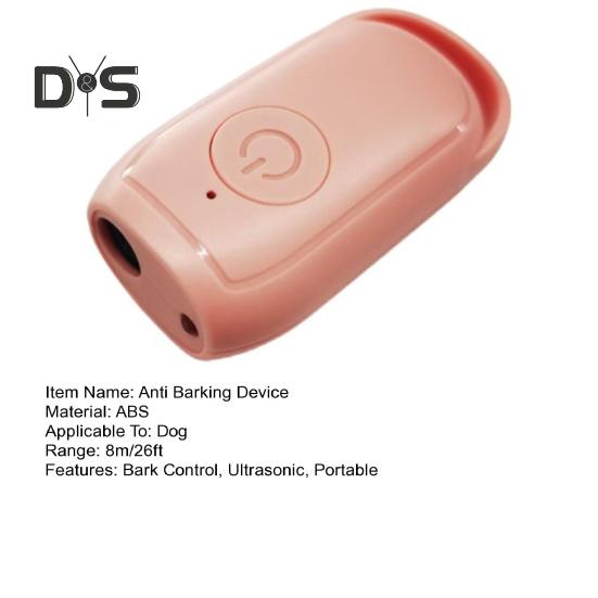 Dog Bark Deterrent Devices Ultrasonic Anti-Barking Device 26ft Range Rechargeable Bark Control Behavior Aid for Dog Training