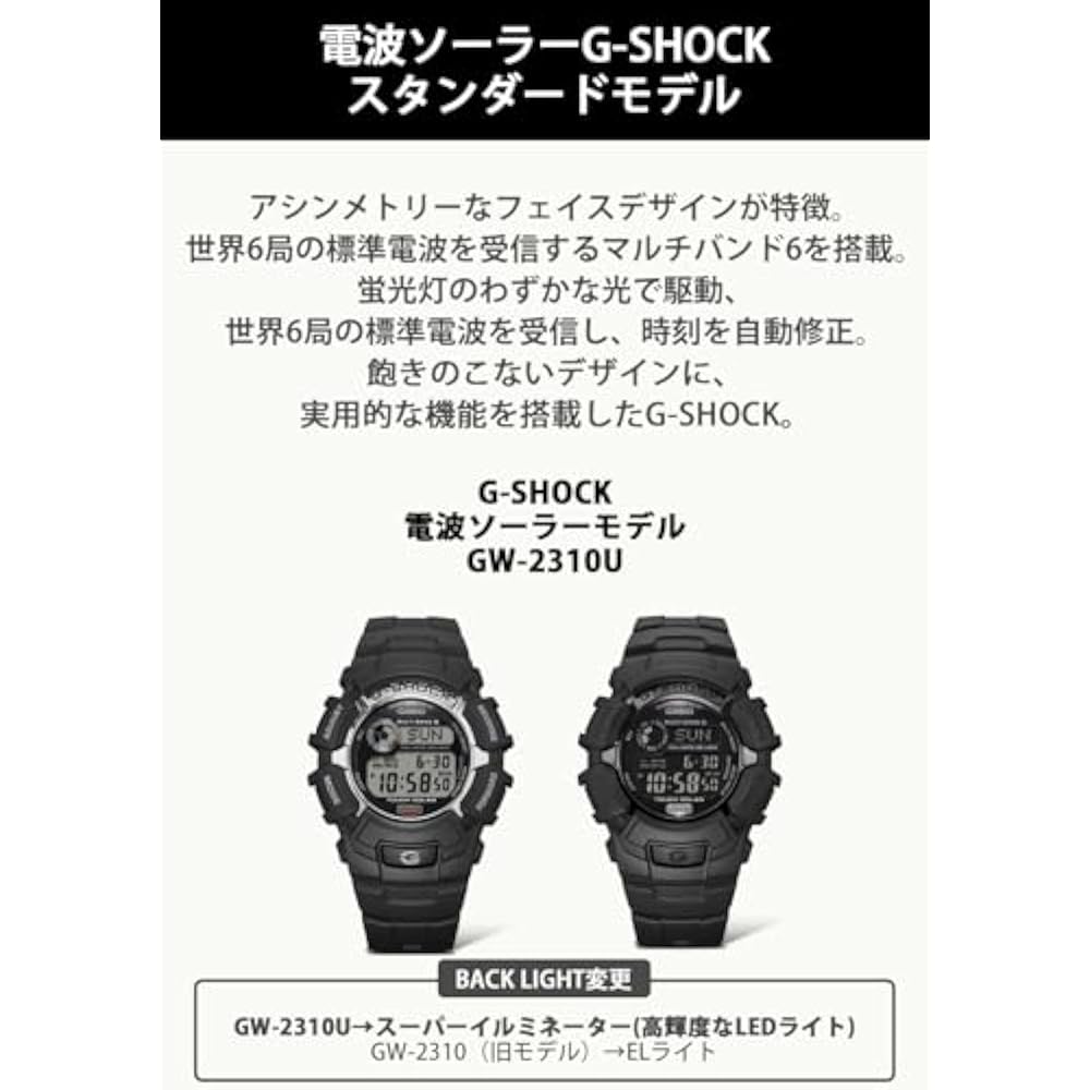 Casio ] Wristwatch G-Shock [Genuine Japan] Radio-controlled Solar GW-2310UFB-1JF Men's Black