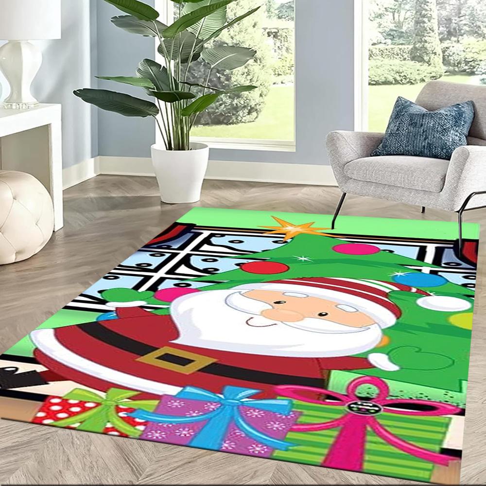 Christmas 350 Floor Mat Suitable for Foyer Dining Room Study room Entryway Antislip Carpet Decorate Offices Perfect Gift for Friends & Family