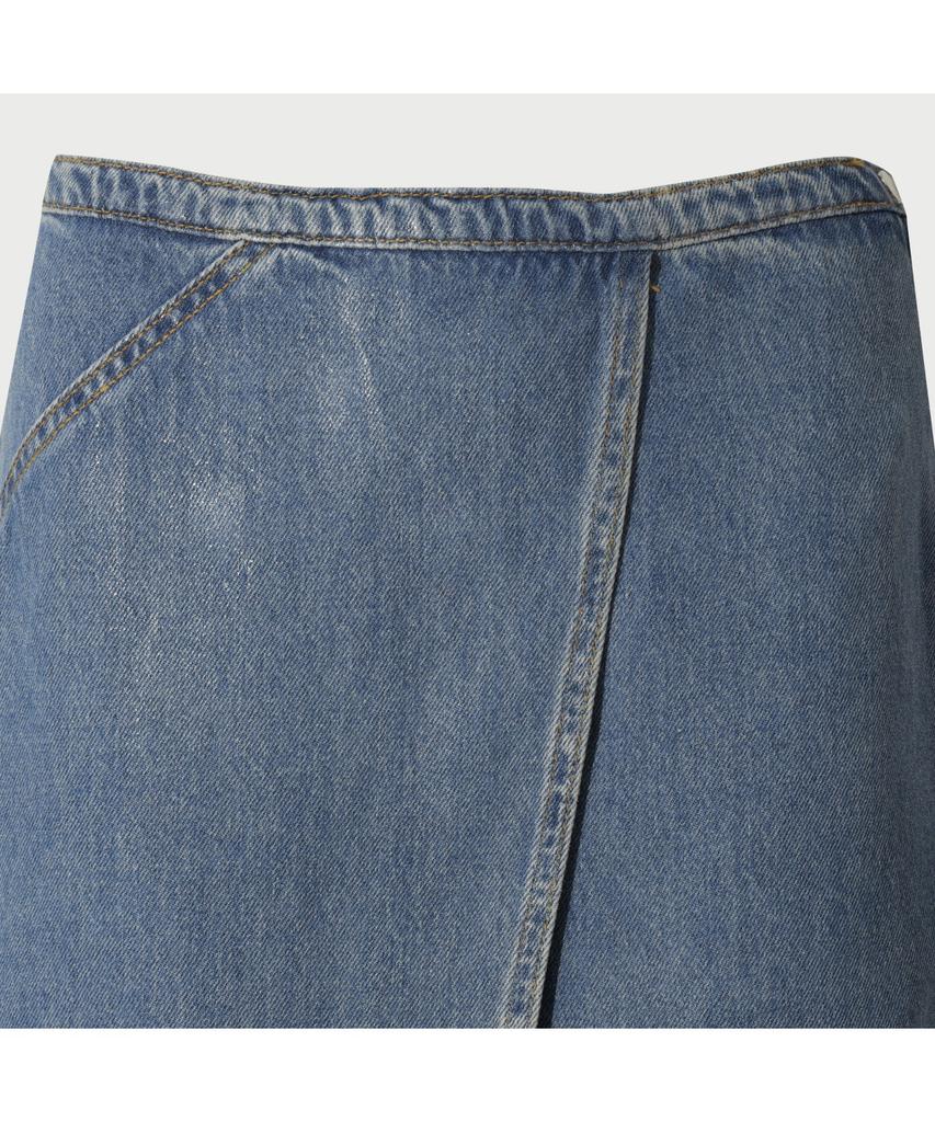 IROWOMEN Isys Denim Wrap Skirt Iokaa25101Bul
