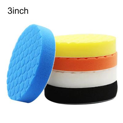 5Pcs 3/4/5/6/7inch Car Auto Body Care Round Sponge Buffing Polishing Waxing Pad