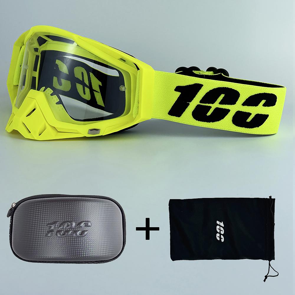 100 Motocross Goggles HD Lens Men Motorcycle Eyeglasses Riding Glasses Women Moto MX MTB Sunglasses Dirt Bike Accessories