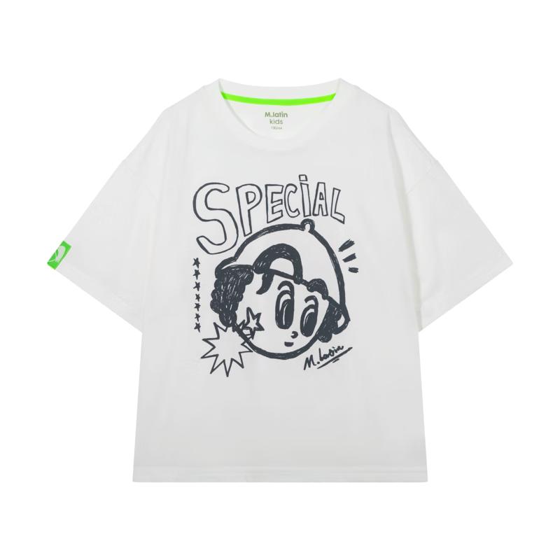

M.Latin 2024 Summer Girls Cooling Short-Sleeve T-Shirt 110cm