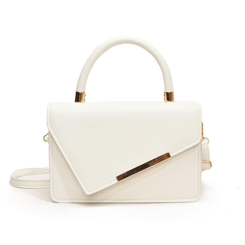 Stylish Pu Leather Mini Handbag For Women Available In Black White Pink And Brown Shades