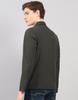 Monte Carlo Men's Regular Fit Solid Stand Collar Full Sleeve Jacket