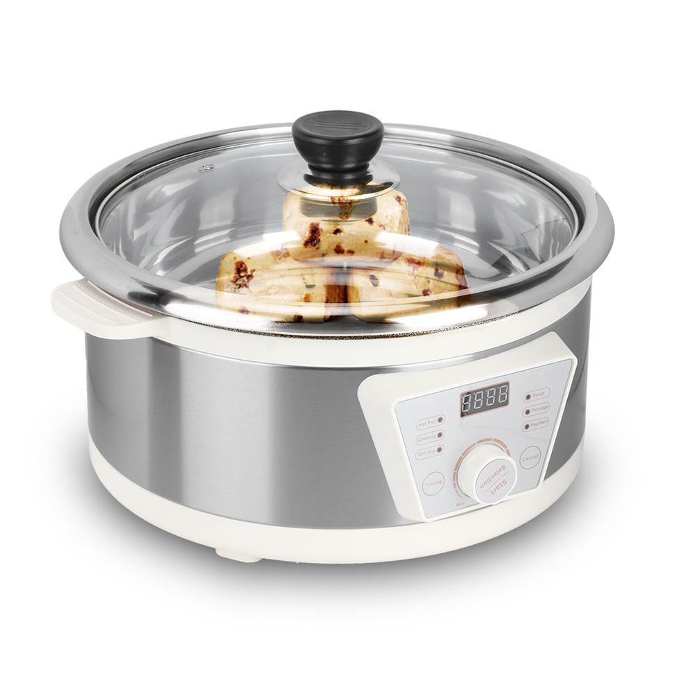 4L Multifunctional Eletric Hot Pot ABS Chafing Dish Household Kitchen Cooking SuppliesEU Plug 220V