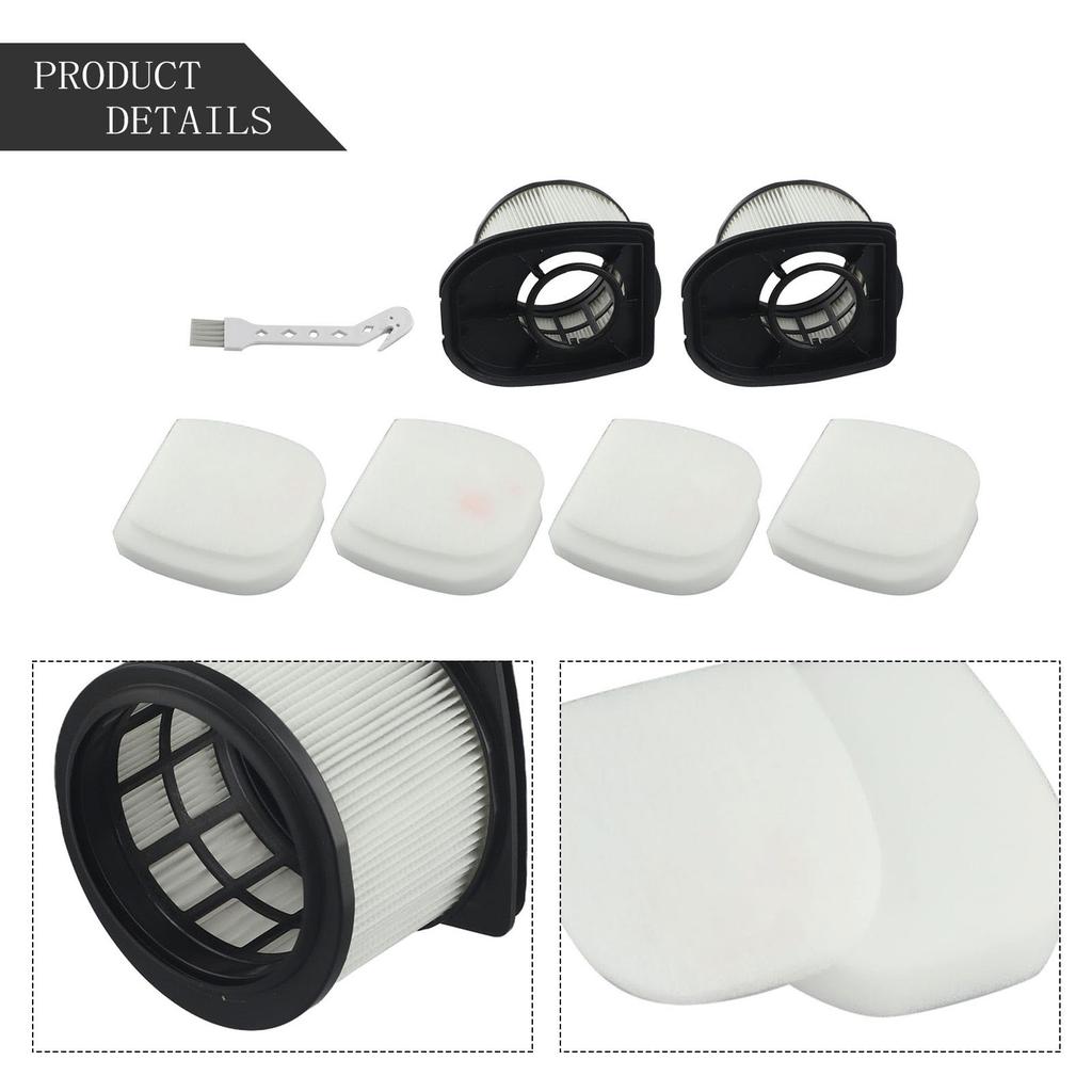 IZ400/IZ420 Filter Set for Shark Stratos Cordless Vacuum 2 Post Filters 4 Foam and Felt Filters and Cleaning Brush