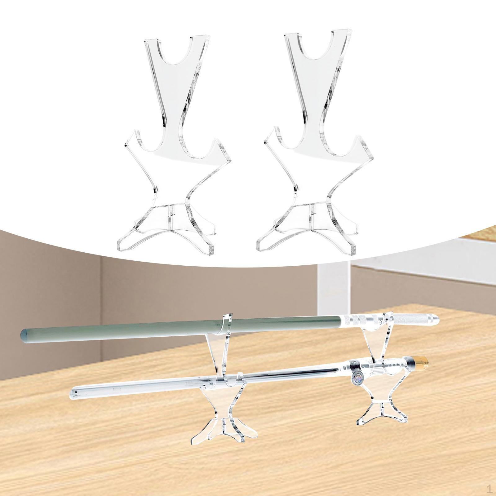 

Акриловая подставка для демонстрации меча для короткого рабочего стола, для использования в розничной торговле и дома чистый