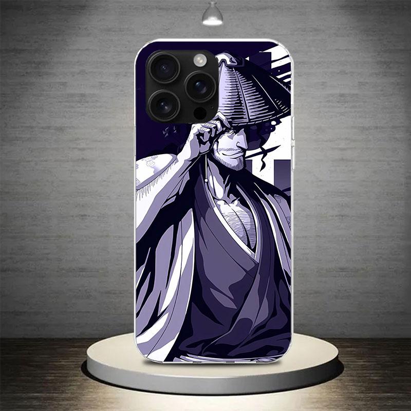 Bleach Kyoraku Shunsui Phone Case Cover For iPhone 17 Air 16E 16 15 14 Plus 13 Mini 12 Pro Max 11 7 SE 8 Soft Pattern Coque Fund