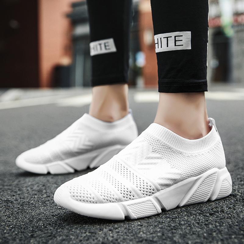 Large Size Couple's Anti Slip Wear-resistant Breathable Fashion Socks Outdoor Sports Shoes Casual Shoes One Foot Push