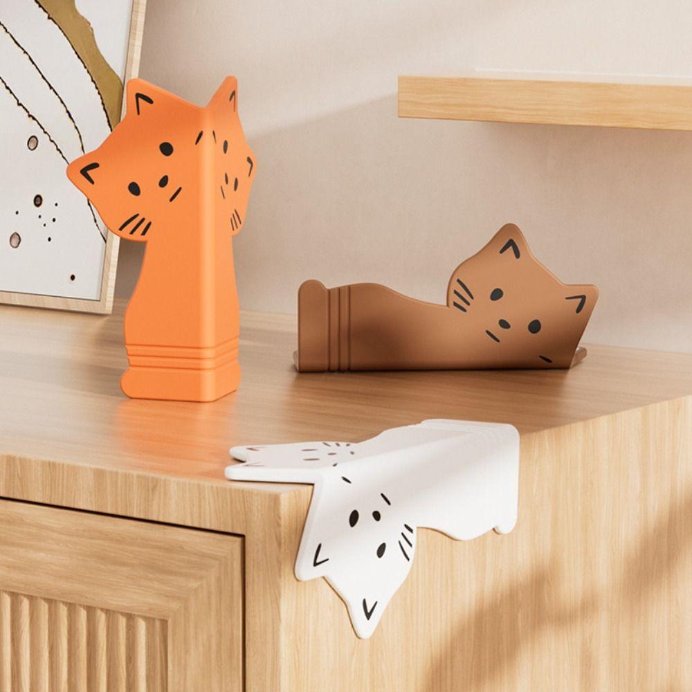 Cat Shape Silicone Collision Pad Baby Safety Wall Corner Protector  Livingroom