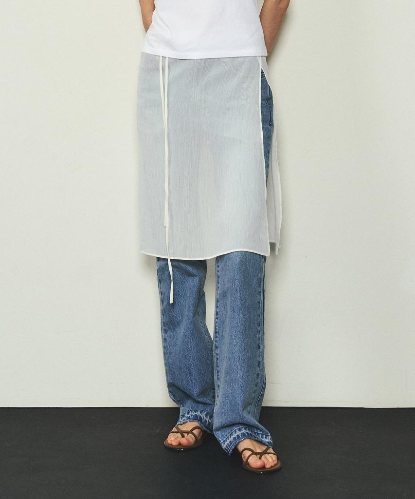 Cita Everywhere Layered Wrap Skirt_Cta915 (White)