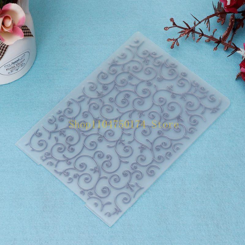 Flower Vine Plastic Embossing Folder Template for DIY Scrapbooking Photo Album Card Paper Making Craft Decoration top sale