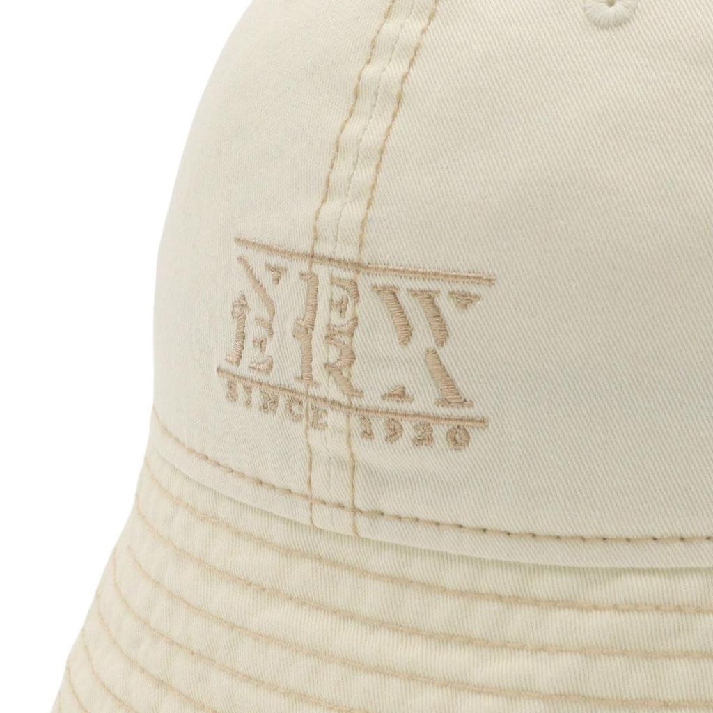 NEW ERA Explorer SB Stitch Accent Bucket Hat Chrome White 8oz Cotton 6-Panel Brim 14744706 S/M