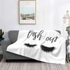 Lashes Mascara Blanket Super Soft Flannel Blanket Comfy Cozy Throw Blanket Couch Lightweight Blankets for Living Room Bedroom